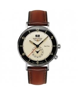 Katso Bauhaus Aviation Vintage Pilot 41 mm