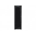 Lanberg FF01-6642-12BL püstik 42U Eraldiseisev serverikapp Must Lanberg FF01-6642-12BL püstik 42U Eraldiseisev serverikapp Must