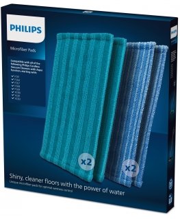 Philips Rechargeable Stick Accessory XV1700/01 Mikropluošto šluostės