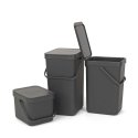 Brabantia 109805 trash can 12 L Rectangular Grey