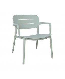 Home4You Chair MANGO 64x66xH75.5cm, greenish-gray plastic