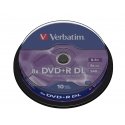 Verbatim 43666 tühi DVD 8,5 GB DVD+R DL 10 tk