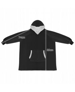 XXL džemperis - antklodė juodas Ruhhy 24403