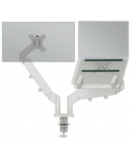 Leitz Ergo Space Saving Dual Monitor & Laptop Arm