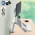 Leitz Ergo Space Saving Dual Monitor & Laptop Arm