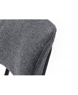 Dark Corner sofa bed WHITBY dark gray