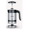 Severin SM 3584 milk frother/warmer Automatic Black, Stainless steel