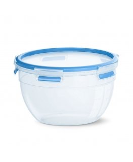 EMSA CLIP & CLOSE N10114 Pyöreä Säilö 2,6 L Sininen, Läpinäkyvä 1 kpl