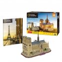 CubicFun Notre Dame de Paris 3D dėlionė 1 vnt Pastatai