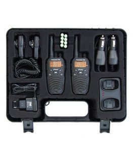 Stabo freecomm 700 two-way radio 8 channels Black