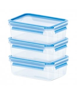 EMSA 508570 food storage container Rectangular Box 0.55 L Transparent 3 pc(s)