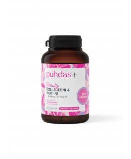 Puhdas+ Kollageeni & Biotiini, 120+30 kaps