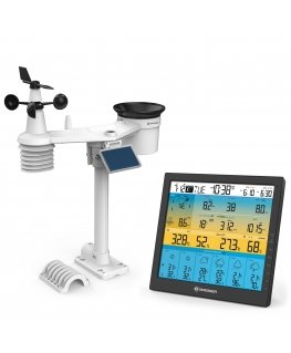 Bresser Optics 7003220 digital weather station Black LCD Battery/Solar Wi-Fi