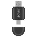 Savio TR-17 bezvadu audio raidītājs USB 10 m Melns