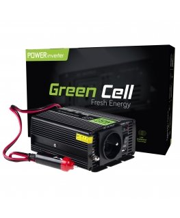 Green Cell INV06 virta-adapteri ja vaihtosuuntaaja Auto 150 W musta