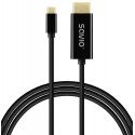 Savio Cl-190 USB cable 1 m USB C Black Savio Cl-190 USB cable 1 m USB C Black