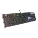 GENESIS Thor 420 RGB keyboard Gaming USB QWERTY US International Silver