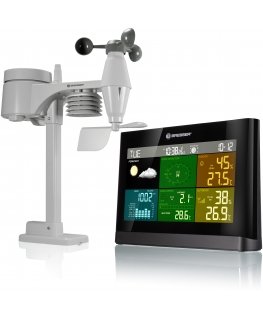 Bresser Optics 7002550CM3000 digitāla laika apstākļu noteikšanas stacija Melns, Pelēks Baterija