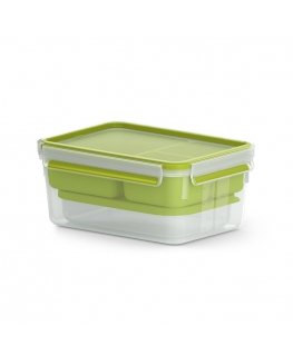 EMSA CLIP & GO XL Pusdienu konteiners 2,3 L Zaļš, Caurspīdīgs 1 pcs