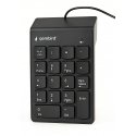 Gembird KPD-U-03 numeric keypad Laptop/PC USB Black