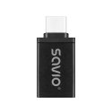 Savio AK-80 видео кабель адаптер 0 m USB тип-A USB Type-C Черный Savio AK-80 видео кабель адаптер 0 m USB тип-A USB Type-C Черный