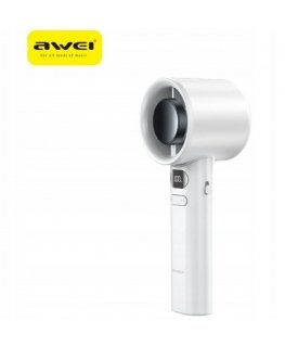 Мини-вентилятор AWEI F36 2200mAh белого цвета
