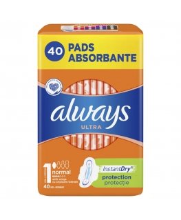 Гигиенические пакеты ALWAYS Ultra Normal Plus, S1, 40 шт.