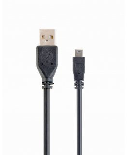 Gembird 1.8m USB 2.0 A/mini-USB M USB кабель 1,8 m USB A Mini-USB B Черный