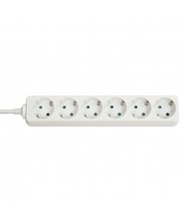 Lindy 73102 power extension 6 AC outlet(s) Indoor White