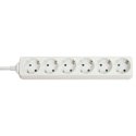 Lindy 73102 power extension 6 AC outlet(s) Indoor White Lindy 73102 power extension 6 AC outlet(s) Indoor White