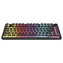 Savio SAVGK-PHENIX RED PUDDING keyboard Gaming USB + RF Wireless + Bluetooth QWERTY US English Black
