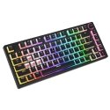 Savio SAVGK-PHENIX RED PUDDING keyboard Gaming USB + RF Wireless + Bluetooth QWERTY US English Black