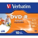 Verbatim 43521 tühi DVD 4,7 GB DVD-R 10 tk Verbatim 43521 tühi DVD 4,7 GB DVD-R 10 tk