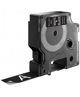 DYMO D1 Standard - White on Black - 19mm