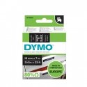 DYMO D1 - vakiopolyesteritarrat - Valkoinen mustalla -19mm x 7m
