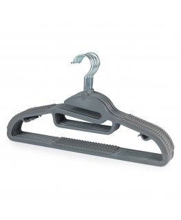 Beldray LA070598GRYFEU7 Grey Slimline Clothes Hangers - 8 Pack