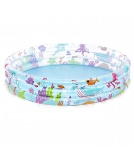 Bestway Triple Ring Deep Dive Inflatable Kiddie Pool 1.52 m x 30 cm