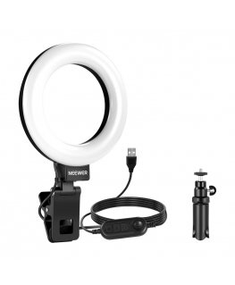 Neewer BR60 5" clip-on ring light / desk stand