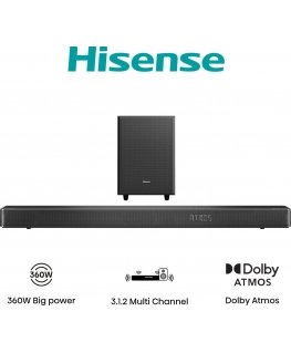 Hisense AX3120G musta 3.1.2 kanavaa 360 W