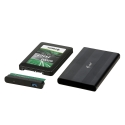 i-tec Advance MYSAFEU312 kõvakettaboks HDD/SSD ümbris Must 2.5"