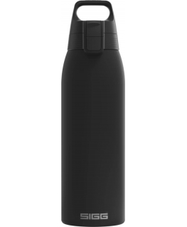 SIGG Shield Therm One drinking bottle, black, 1.0 l