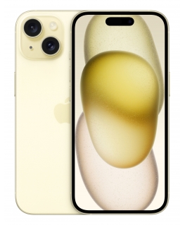 Apple iPhone 15 15,5 cm (6.1") Две SIM-карты iOS 17 5G USB Type-C 256 GB Желтый