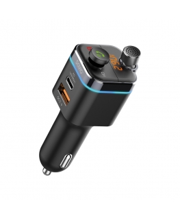 Savio TR-12 FM-lähetin 87,6 - 107,9 MHz Bluetooth musta