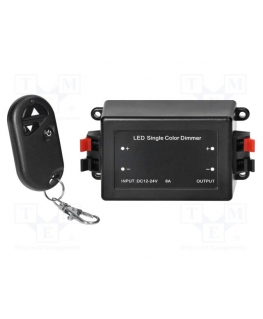 Orno CBE51 LED regulator 12-24VDC RF with remote control