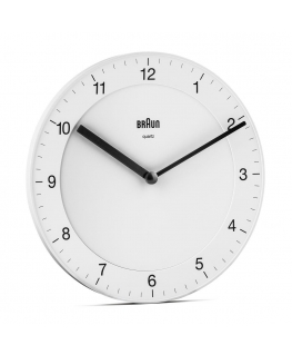 Braun BC06W Quartz clock Round White