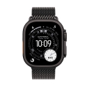 Apple Watch Ultra 3 GPS + Cellular 49mm Black Titanium Case with Black Titanium Milanese Loop - Larg