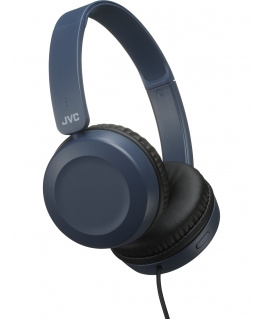 JVC Powerful Sound Wired On Ear Blue