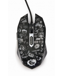 Gembird MUS-6B-GRAFIX-01 mouse Office Right-hand USB Type-A Optical 3600 DPI