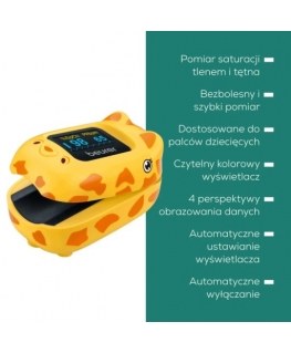 IMDK BEURER PULSOKSYMETR PO 13 KIDS ŽIRAFA