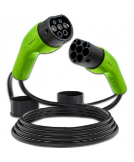 Qoltec 52472 elektrisõiduki laadimiskaabel Must Type 2 5 m